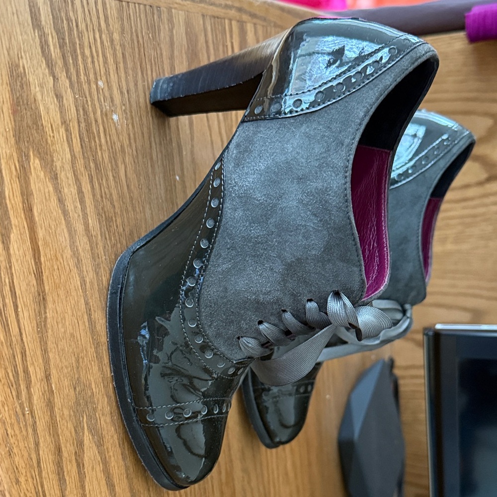Coach Gray and Black Women's sexy Loafers 🖤